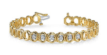 Load image into Gallery viewer, Classic Two Tone Add A Diamond Bracelet with 0.60 ct.(finished) 3mm - Luxury Time NYC