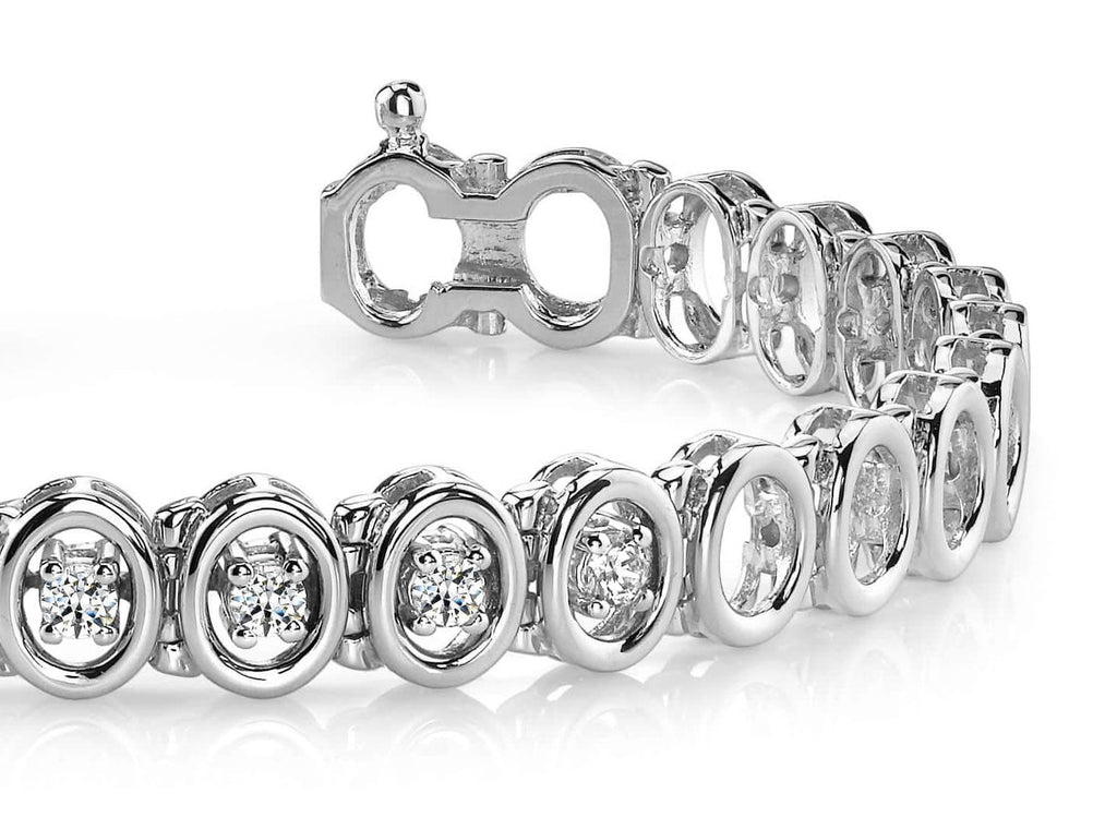 Classic Two Tone Add A Diamond Bracelet with 0.60 ct.(finished) 3mm - Luxury Time NYC