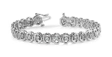 Load image into Gallery viewer, Classic Two Tone Oval Link Diamond Bracelet with 2.24 ct.(finished) 2.75mm - Luxury Time NYC