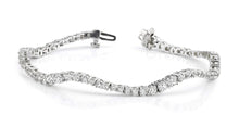 Load image into Gallery viewer, Classic Wave Journey Bracelet In Diamond with 3.07 ct.(finished) - Luxury Time NYC