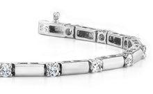 Load image into Gallery viewer, Clean Design Diamond And Bar Diamond Bracelet with 0.95 ct.(finished) 2.25mm - Luxury Time NYC