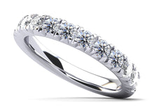 Load image into Gallery viewer, Crown Set Diamond Anniversary Diamond Ring with 0.30 ct.(finished) 1.6mm - Luxury Time NYC