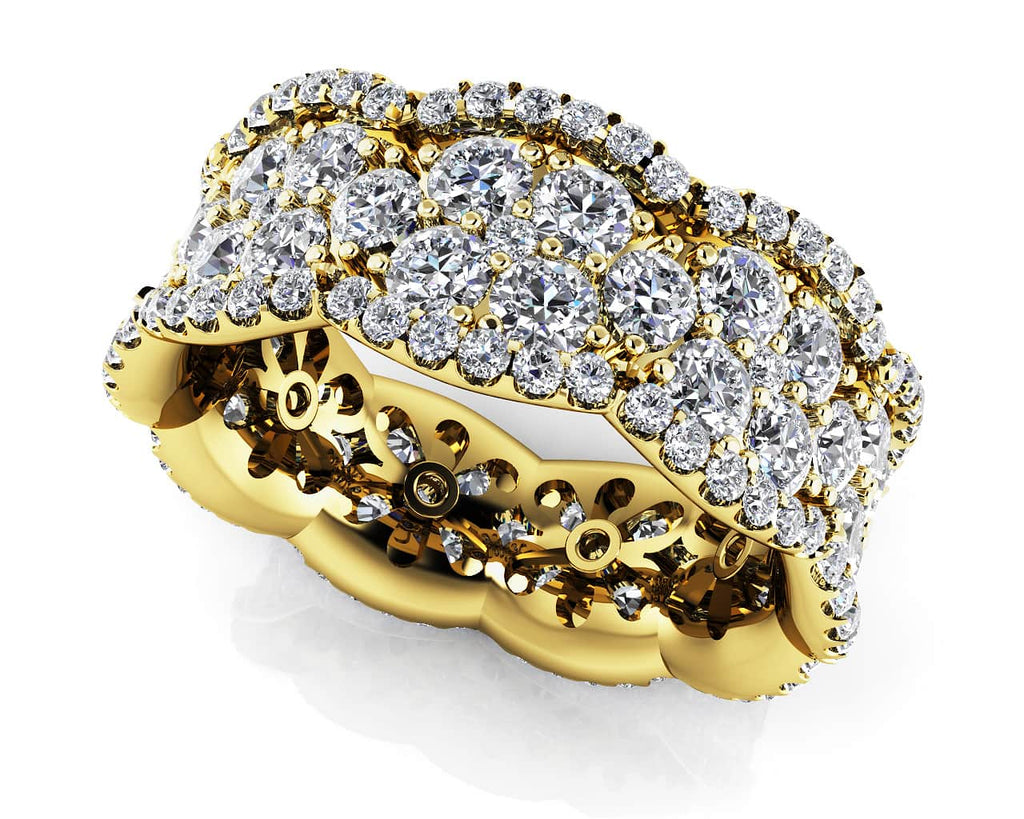 Dazzling Diamond Eternity Ring with 2.99 ct.(finished) - Luxury Time NYC