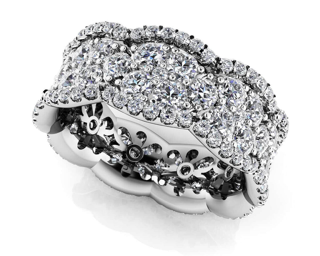 Dazzling Diamond Eternity Ring with 2.99 ct.(finished) - Luxury Time NYC