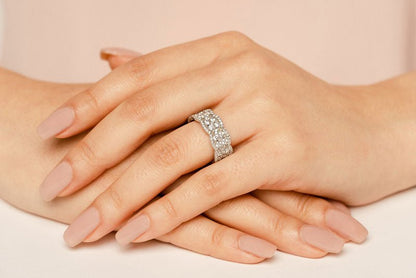 Dazzling Diamond Lab - Grown Diamond Eternity Ring with 2.99 ct.(finished) - Luxury Time NYC