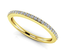 Load image into Gallery viewer, Dazzling Dreams Diamond Wedding Band Diamond with 0.18 ct.(finished) 1.2mm - Luxury Time NYC