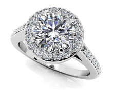 Load image into Gallery viewer, Delighted By Round Diamonds Diamond Engagement Ring with 1.07 ct. (0.75 ct. center diamond) - Luxury Time NYC