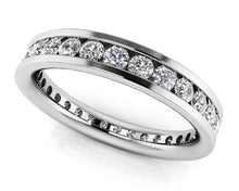 Load image into Gallery viewer, Devoted Channel Set Diamond Eternity Diamond Ring with 0.60 ct.(finished) 1.5mm - Luxury Time NYC