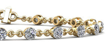 Load image into Gallery viewer, Diamond And Chain Link Diamond Bracelet with 0.91 ct.(finished) 2mm - Luxury Time NYC