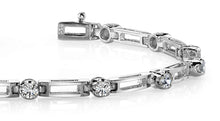 Load image into Gallery viewer, Diamond Box Link Diamond Bracelet with 0.49 ct.(finished) 2.0mm - Luxury Time NYC