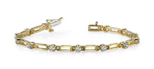 Load image into Gallery viewer, Diamond Box Link Diamond Bracelet with 0.77 ct.(finished) 2.5mm - Luxury Time NYC