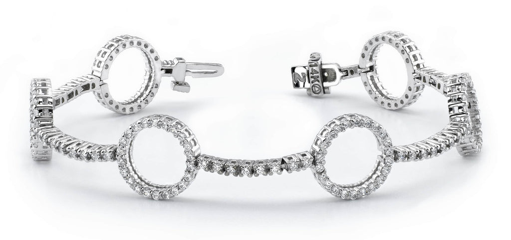 Diamond Circle Of Life Diamond Bracelet with 2.34 ct.(finished) 1.4mm - Luxury Time NYC