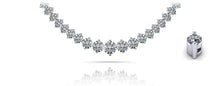 Load image into Gallery viewer, Diamond Crescendo Necklace With Shiny Diamond Links with 5.04 ct.(finished) - Luxury Time NYC