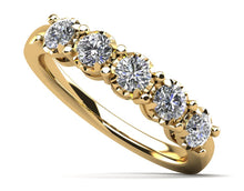 Load image into Gallery viewer, Diamond Crown Anniversary Diamond Ring with 0.49 ct.(finished) 2.9mm - Luxury Time NYC