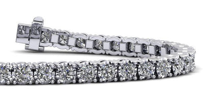 Diamond Crown Lab - Grown Diamond Tennis Bracelet with 4.56 ct.(finished) 3.2mm - Luxury Time NYC