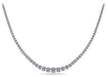 Load image into Gallery viewer, Diamond Crown Tennis Diamond Necklace with 10.00 ct.(finished) - Luxury Time NYC