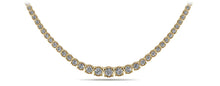 Load image into Gallery viewer, Diamond Crown Tennis Diamond Necklace with 10.00 ct.(finished) - Luxury Time NYC