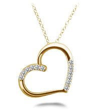 Load image into Gallery viewer, Diamond Detail Heart Lab - Grown Diamond Pendant with 0.24 ct.(finished) 1.7mm - Luxury Time NYC