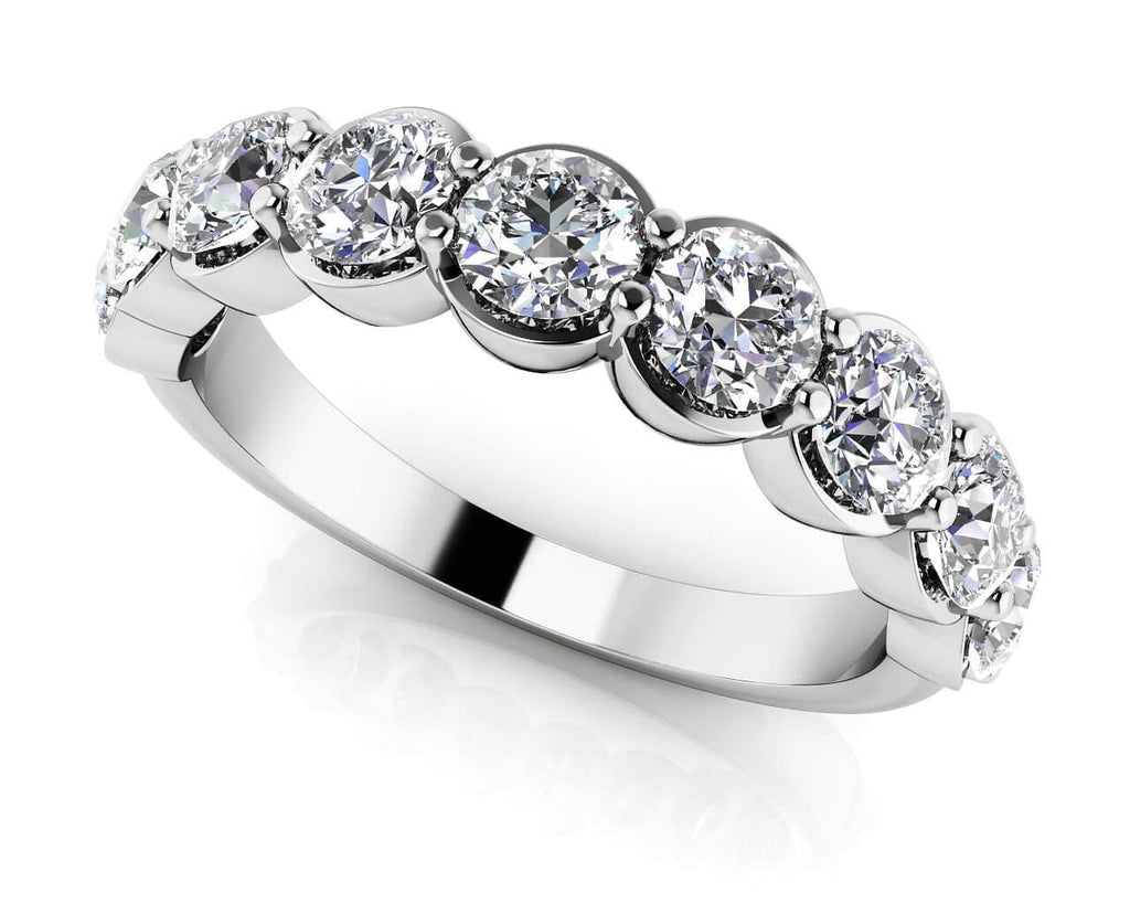 Diamond Dreams Anniversary Diamond Ring with 0.66 ct.(finished) 2.5mm - Luxury Time NYC