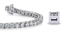 Load image into Gallery viewer, Diamond Dreams Diamond Tennis Bracelet with 10.25 ct.(finished) 4mm - Luxury Time NYC