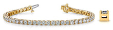 Load image into Gallery viewer, Diamond Dreams Diamond Tennis Bracelet with 10.25 ct.(finished) 4mm - Luxury Time NYC