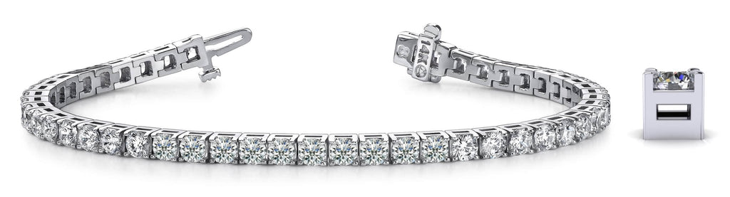 Diamond Dreams Diamond Tennis Bracelet with 5.94 ct.(finished) 3mm - Luxury Time NYC