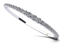 Load image into Gallery viewer, Diamond Dreams Graduated Bangle Diamond Bracelet with 3.47 ct.(finished) - Luxury Time NYC