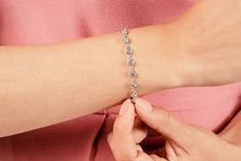 Load image into Gallery viewer, Diamond Drops Chain Link Bezel Diamond Bracelet with 2.52 ct.(finished) 3mm - Luxury Time NYC