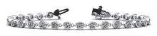 Load image into Gallery viewer, Diamond Drops Single Link Bezel Bracelet Diamond with 3.15 ct.(finished) 3mm - Luxury Time NYC