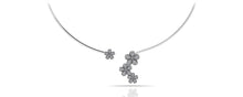 Load image into Gallery viewer, Diamond Flower Choker Diamond with 0.76 ct.(finished) 1mm, 1.3mm - Luxury Time NYC