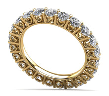 Load image into Gallery viewer, Diamond Heart Eternity Diamond Ring with 1.06 ct.(finished) 2mm - Luxury Time NYC