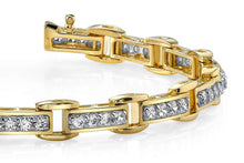 Load image into Gallery viewer, Diamond Quad Link Diamond Bracelet with 1.96 ct.(finished) 2mm - Luxury Time NYC