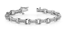 Load image into Gallery viewer, Diamond Quad Link Diamond Bracelet with 1.96 ct.(finished) 2mm - Luxury Time NYC