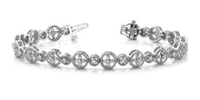 Load image into Gallery viewer, Diamond Sand Dollar Diamond Bracelet with 2.03 ct.(finished) 1.8mm, 2.2mm - Luxury Time NYC