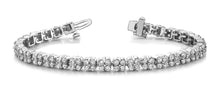 Load image into Gallery viewer, Diamond Squares Bracelet Lab - Grown Diamond with 2.99 ct.(finished) 1.5mm - Luxury Time NYC