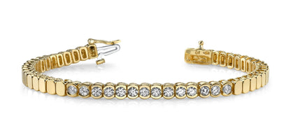 Diamond Tears Lab - Grown Diamond Bracelet with 0.54 ct.(finished) 2.0mm - Luxury Time NYC