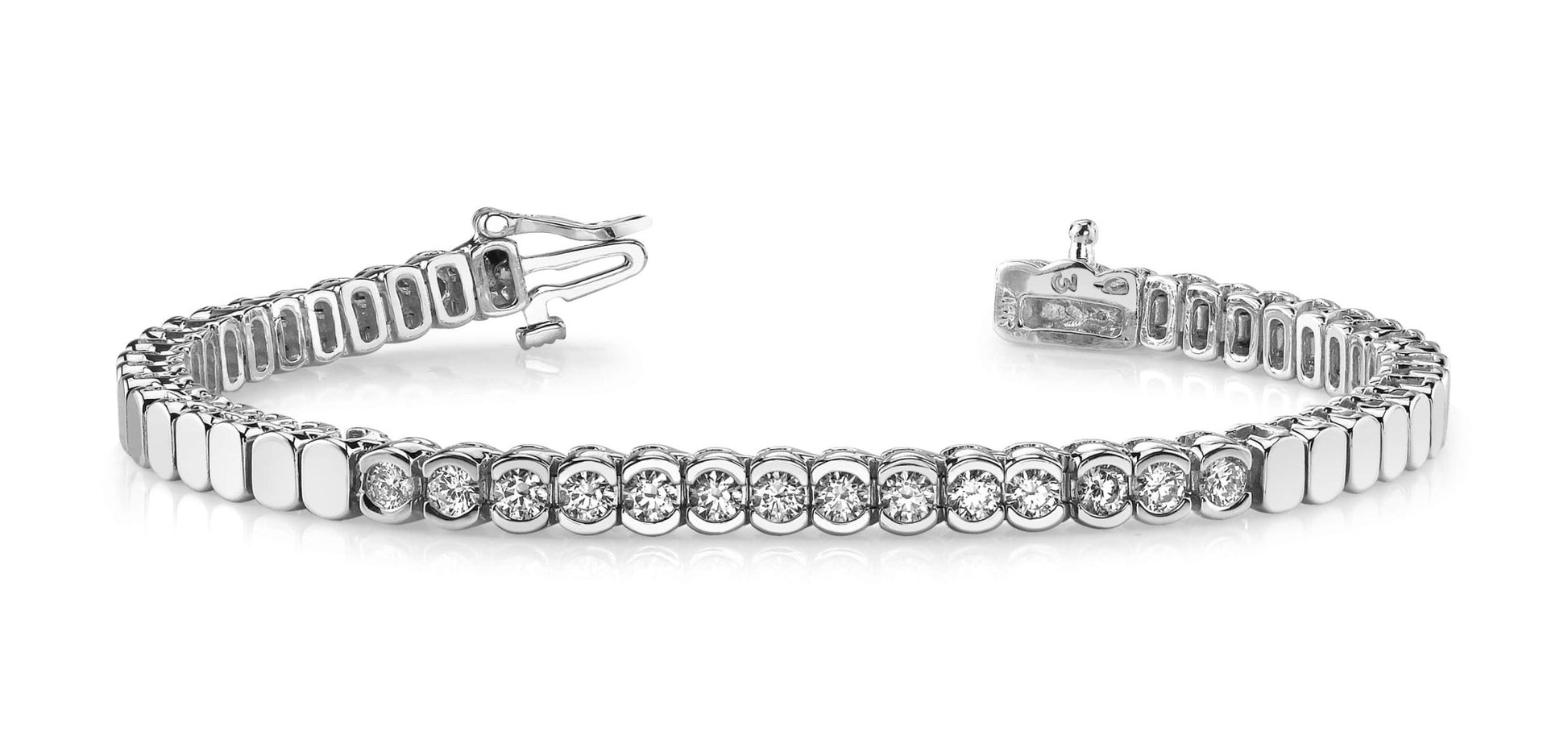 Diamond Tears Lab - Grown Diamond Bracelet with 0.54 ct.(finished) 2.0mm - Luxury Time NYC