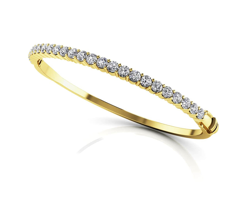 Diamond Top Bangle Diamond with 0.97 ct.(finished) 2.2mm - Luxury Time NYC