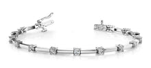 Load image into Gallery viewer, Diamond Train Link Diamond Bracelet with 0.96 ct.(finished) 2.6mm - Luxury Time NYC