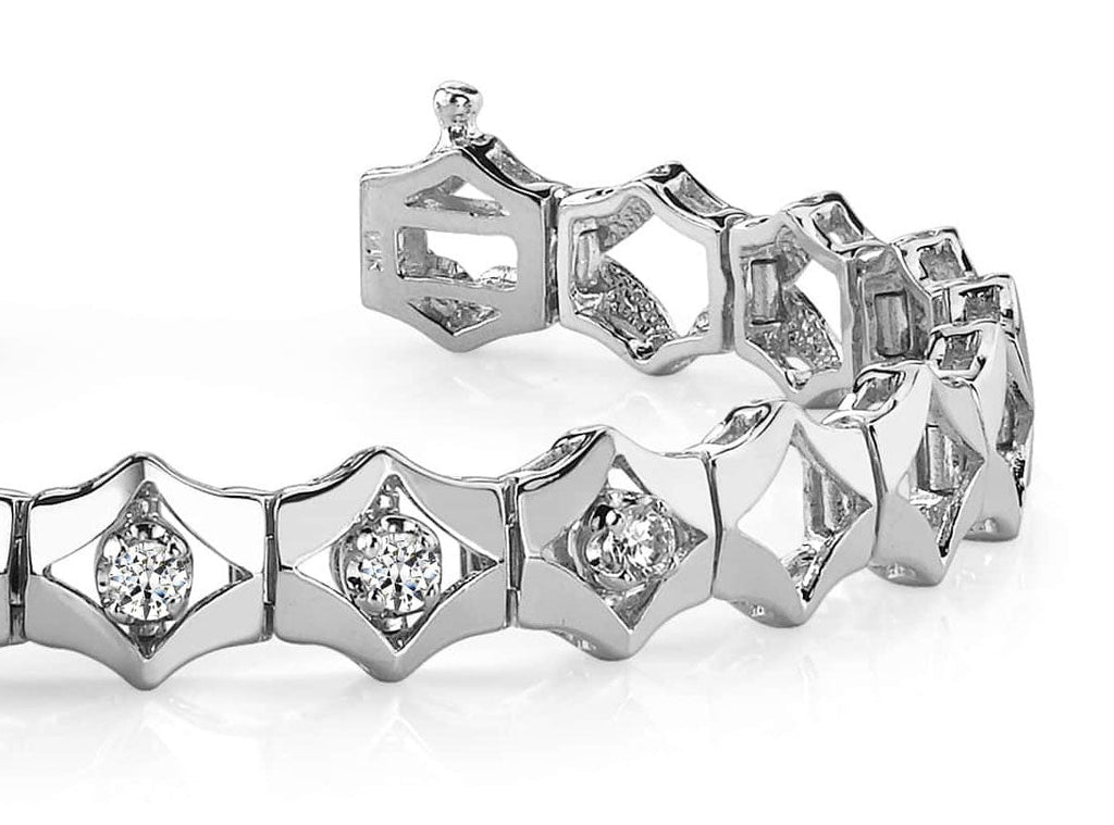 Diamonds In Diamonds Diamond Bracelet with 0.50 ct.(finished) 3.0mm - Luxury Time NYC