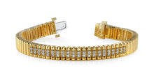 Load image into Gallery viewer, Double Center Strand Diamond Bracelet with 0.97 ct.(finished) 1.75mm - Luxury Time NYC