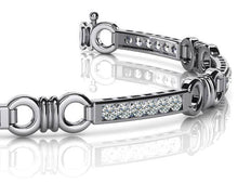 Load image into Gallery viewer, Double Circle Channel Diamond Bracelet with 1.08 ct.(finished) 2.0mm - Luxury Time NYC