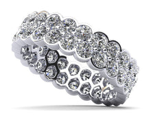 Load image into Gallery viewer, Double Diamond Eternity Diamond Ring with 2.26 ct.(finished) 2.3mm - Luxury Time NYC