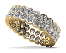 Load image into Gallery viewer, Double Diamond Eternity Diamond Ring with 2.26 ct.(finished) 2.3mm - Luxury Time NYC