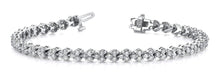 Load image into Gallery viewer, Double Diamond Stacked Bracelet Lab - Grown Diamond with 2.07 ct.(finished) 1.4mm - Luxury Time NYC