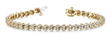 Load image into Gallery viewer, Double Diamond Stacked Diamond Bracelet with 2.07 ct.(finished) 1.4mm - Luxury Time NYC