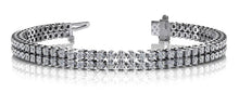 Load image into Gallery viewer, Double Row Diamond Bracelet with 4.16 ct.(finished) 2.0mm - Luxury Time NYC