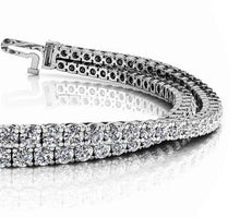 Load image into Gallery viewer, Double Strand Flexible Diamond Bracelet with 4.62 ct.(finished) 1.9mm - Luxury Time NYC