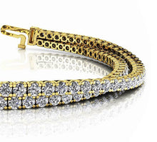 Load image into Gallery viewer, Double Strand Flexible Diamond Bracelet with 4.62 ct.(finished) 1.9mm - Luxury Time NYC