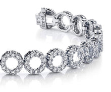 Load image into Gallery viewer, Dynamic Diamond Circle Link Diamond Bracelet with 5.06 ct.(finished) 1.6mm - Luxury Time NYC